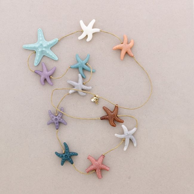 RESIN STARFISH LONG NECKLACE