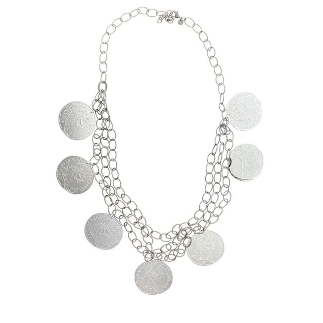 COLLAR LARGO CADENA MEDALLONES