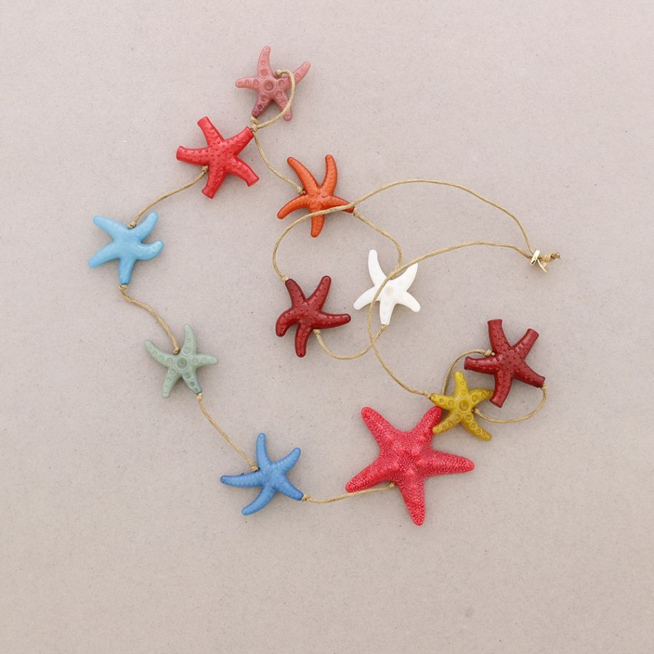 RESIN STARFISH LONG NECKLACE