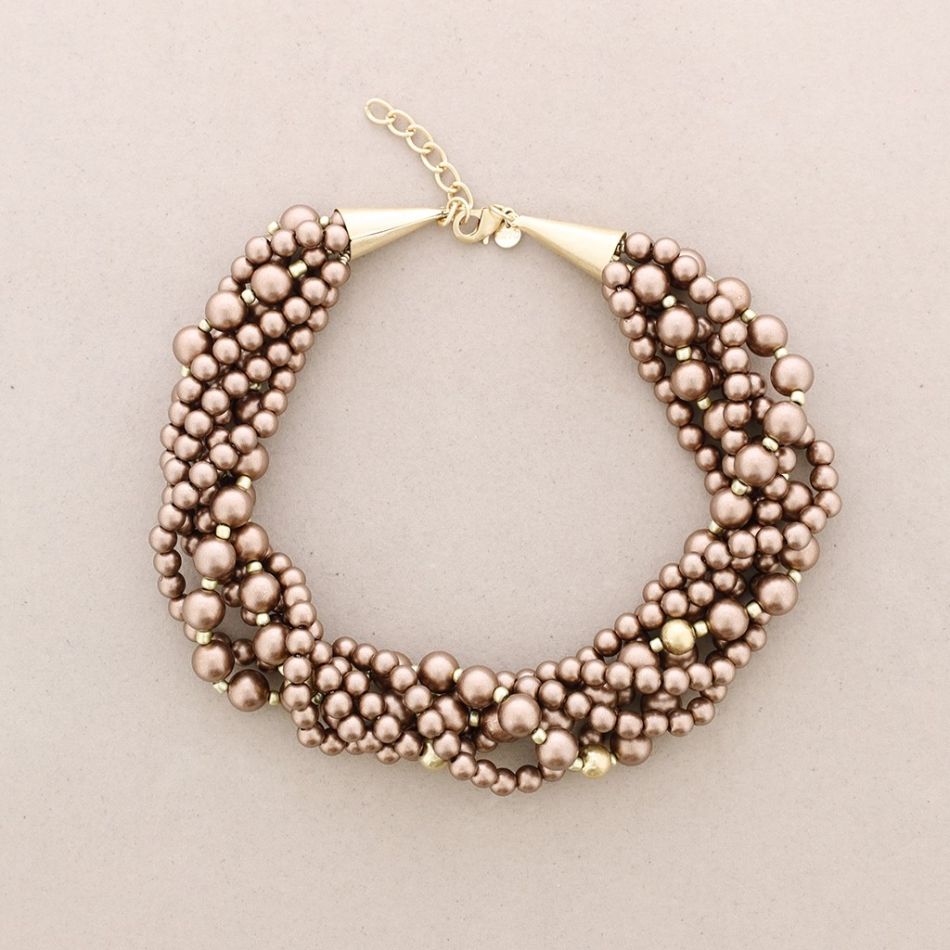 BEADS SHORT NECKLACE