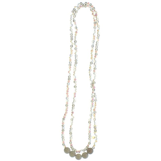 COLLAR LARGO CRISTALES FACETADOS 1.5M