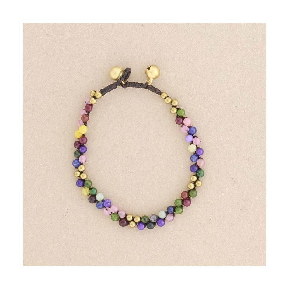 PULSERA ÉTNICA PIEDRAS