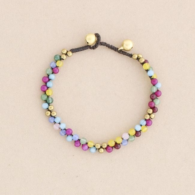 PULSERA ÉTNICA PIEDRAS
