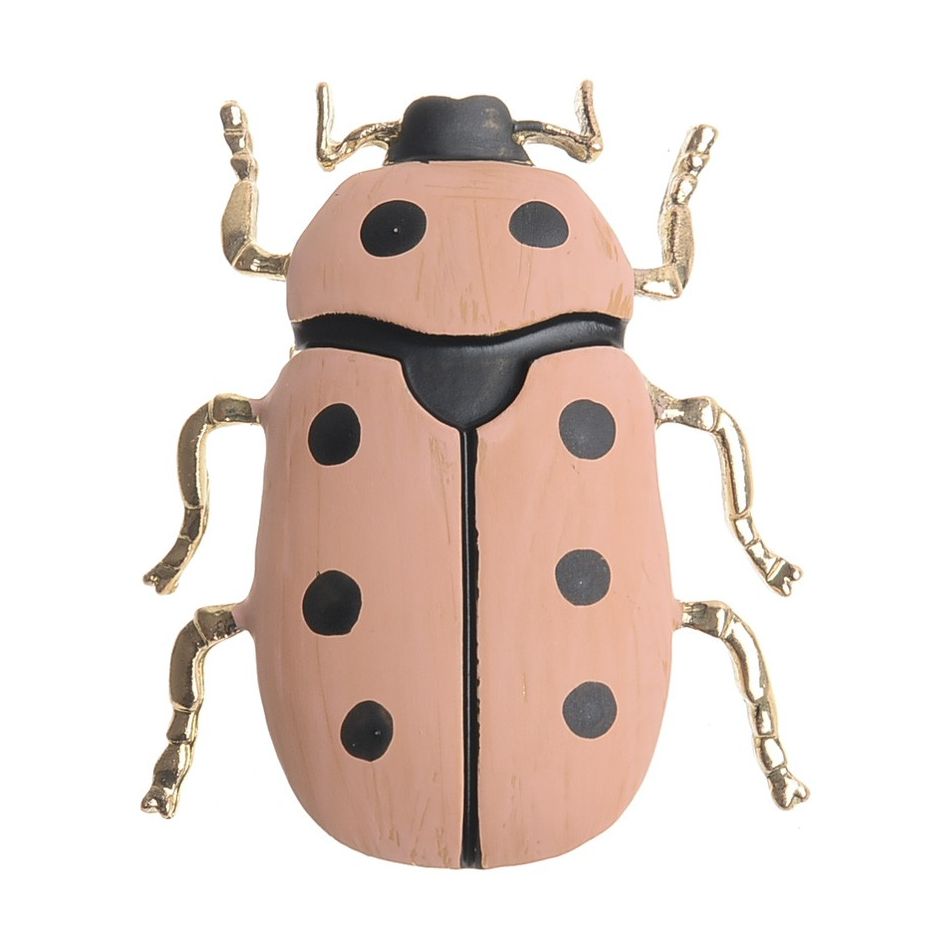 BROCHE INSECTO METAL ESMALTE MATE