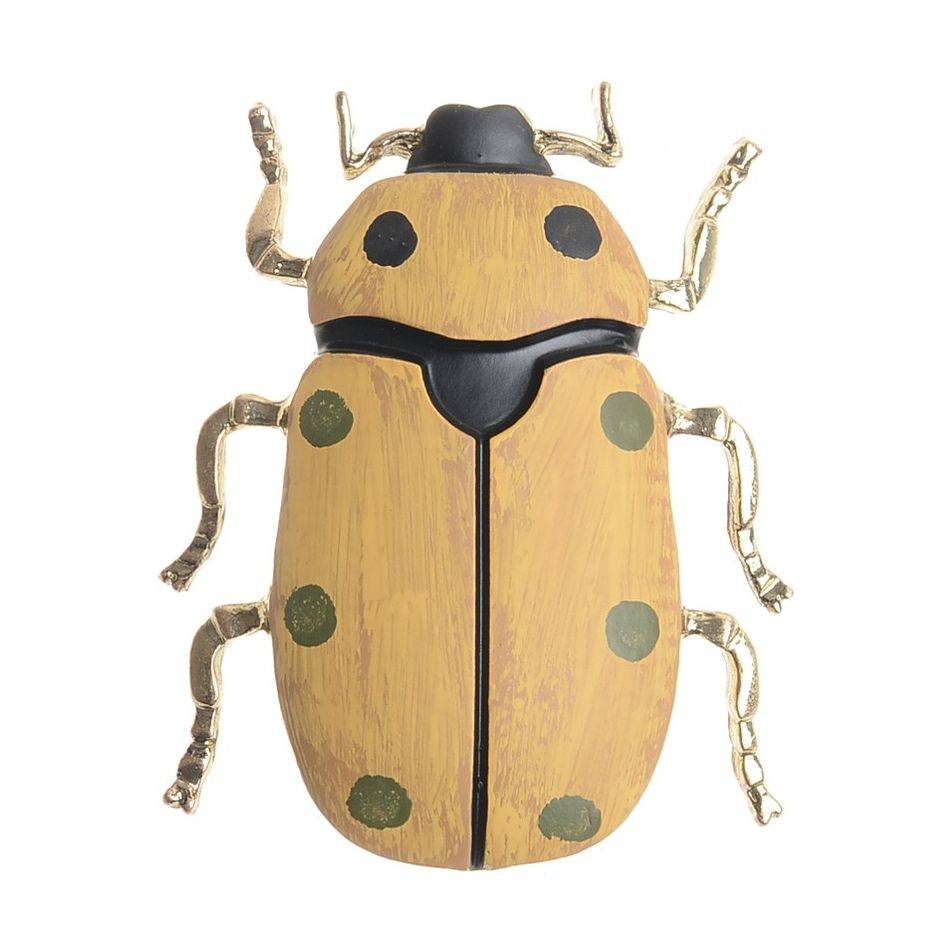 BROCHE INSECTO METAL ESMALTE MATE