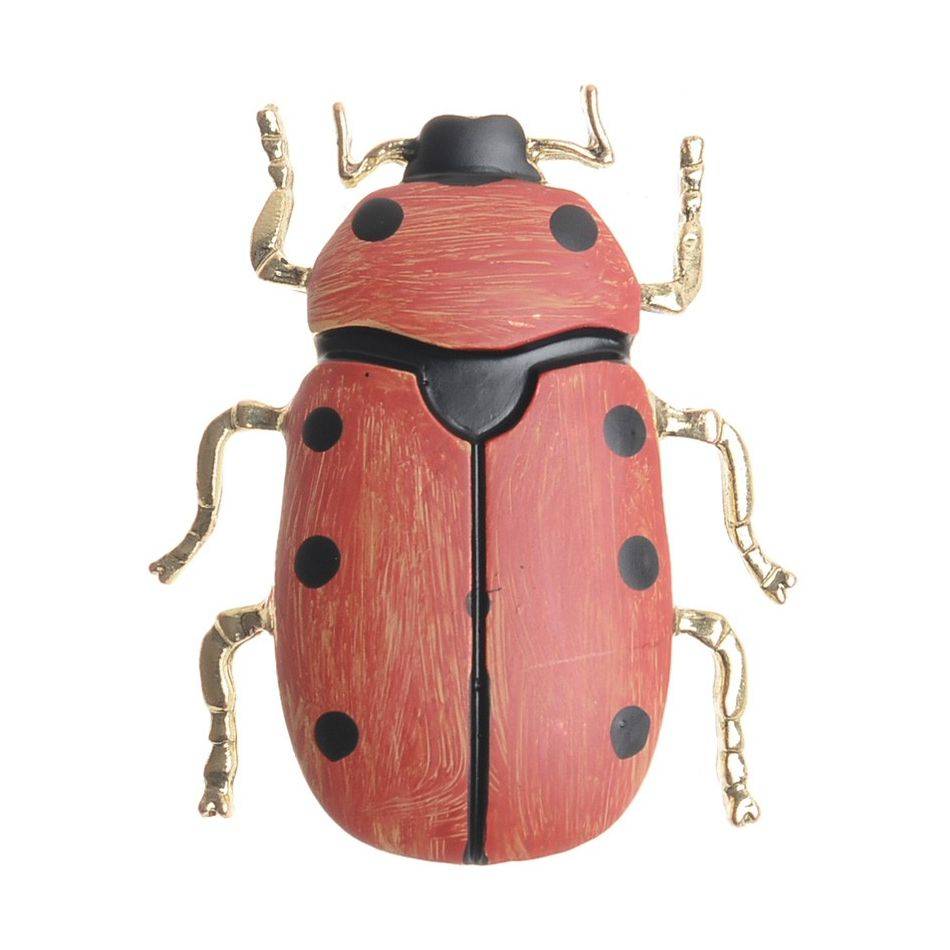 BROCHE INSECTO METAL ESMALTE MATE