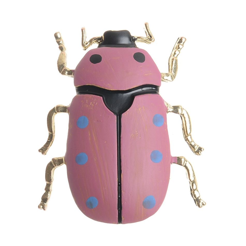 BROCHE INSECTO METAL ESMALTE MATE