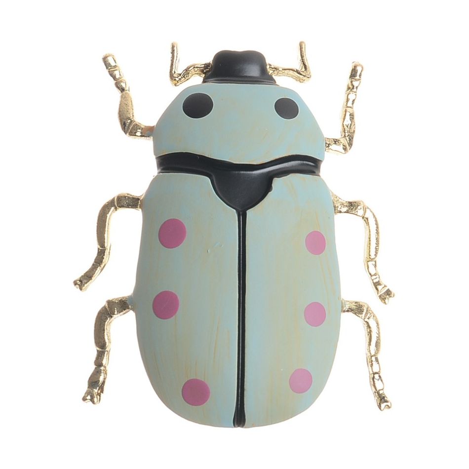 BROCHE INSECTO METAL ESMALTE MATE