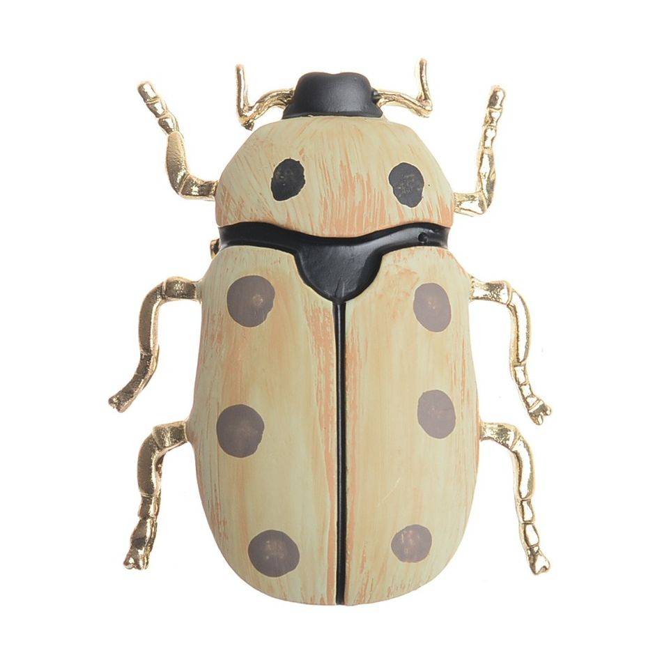 MATT ENAMEL METAL INSECT BROOCH