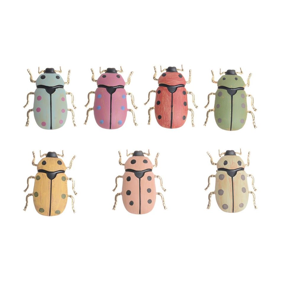 BROCHE INSECTO METAL ESMALTE MATE