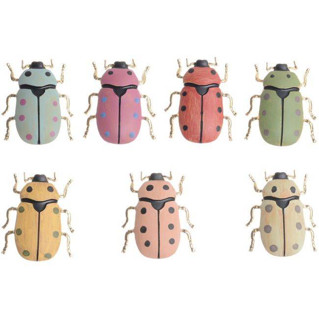 BROCHE INSECTO METAL ESMALTE MATE