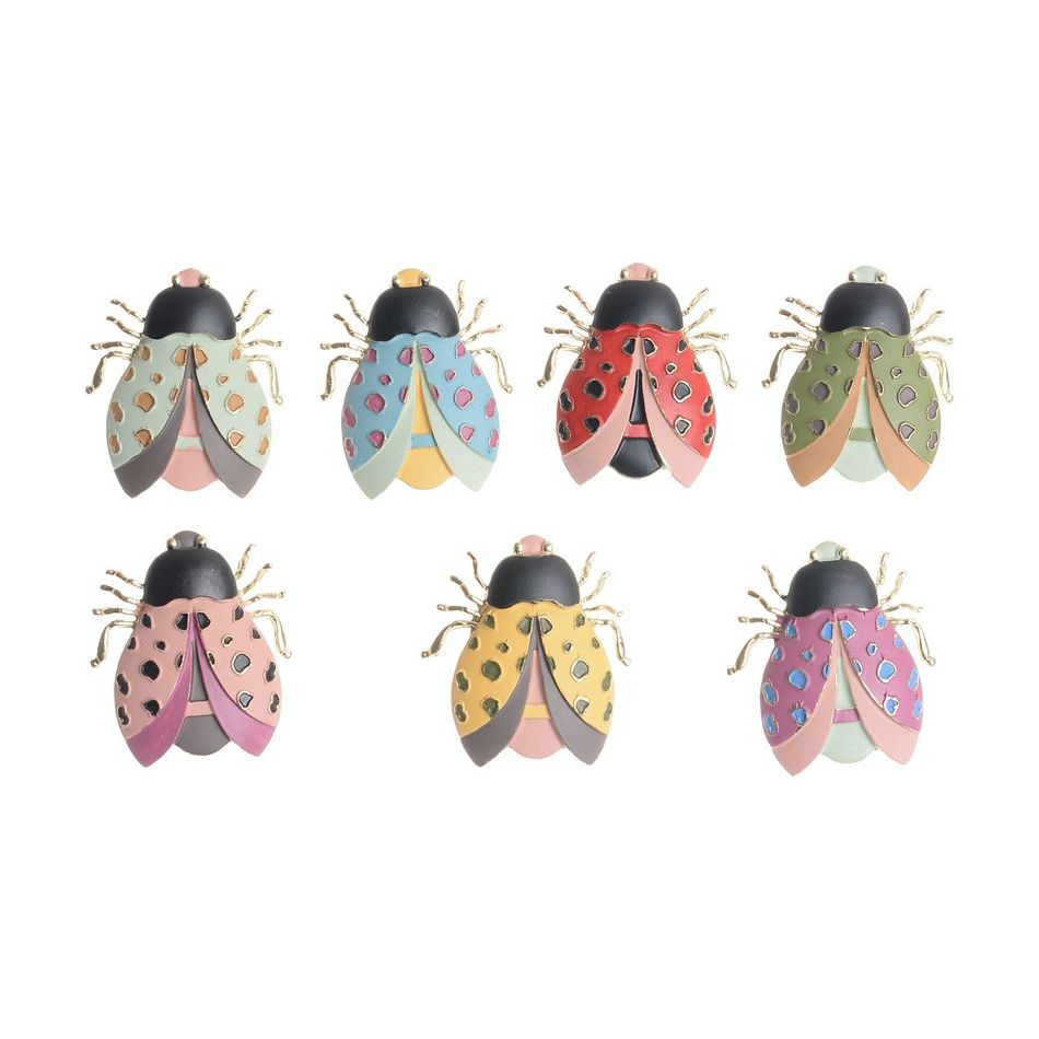 BROCHE INSECTO METAL ESMALTE MATE