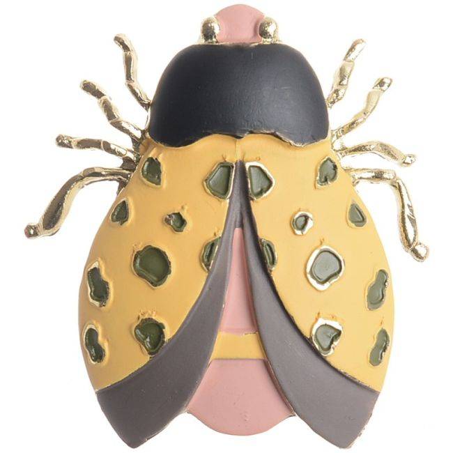 BROCHE INSECTO METAL ESMALTE MATE