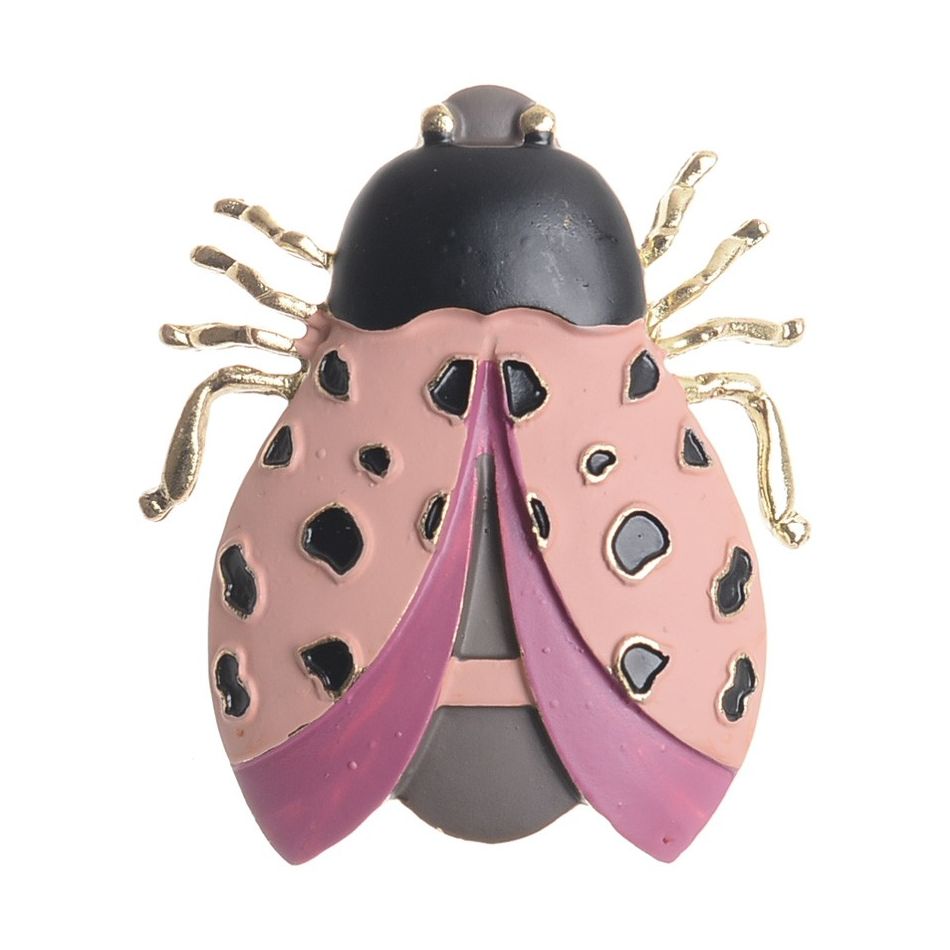 BROCHE INSECTO METAL ESMALTE MATE