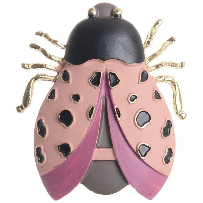BROCHE INSECTO METAL ESMALTE MATE
