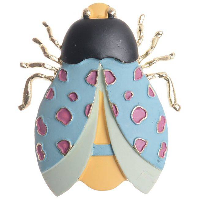 BROCHE INSECTO METAL ESMALTE MATE