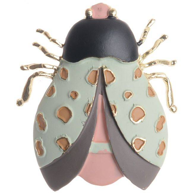 BROCHE INSECTO METAL ESMALTE MATE