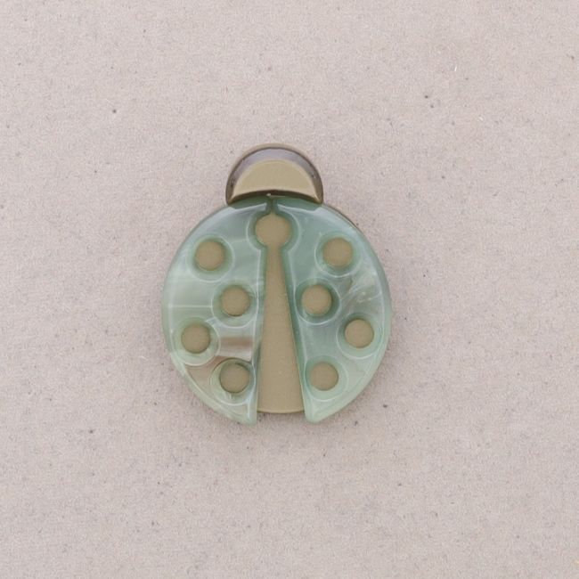 RESIN LADYBIRD BROOCH