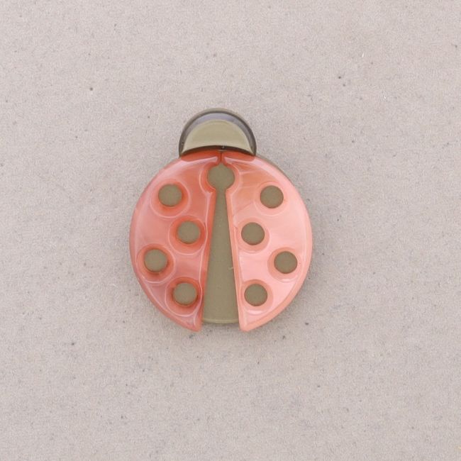 RESIN LADYBIRD BROOCH