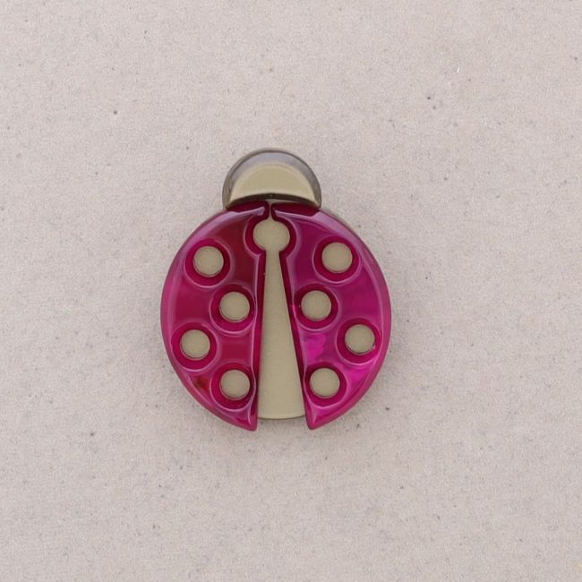 RESIN LADYBIRD BROOCH