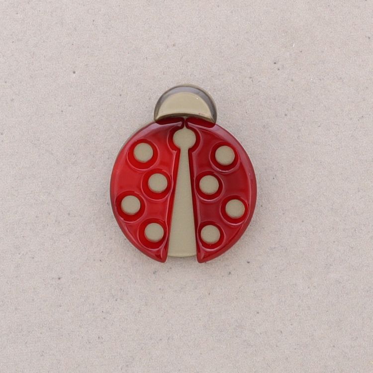 RESIN LADYBIRD BROOCH