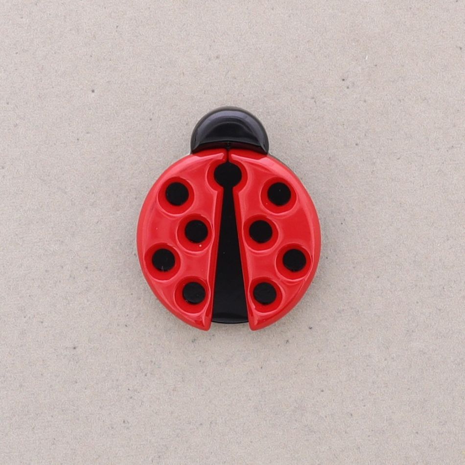 RESIN LADYBIRD BROOCH