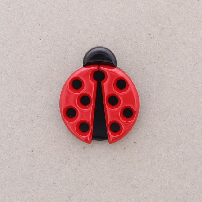 RESIN LADYBIRD BROOCH