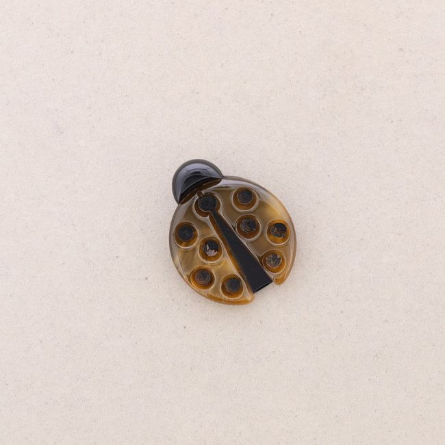 RESIN LADYBIRD BROOCH