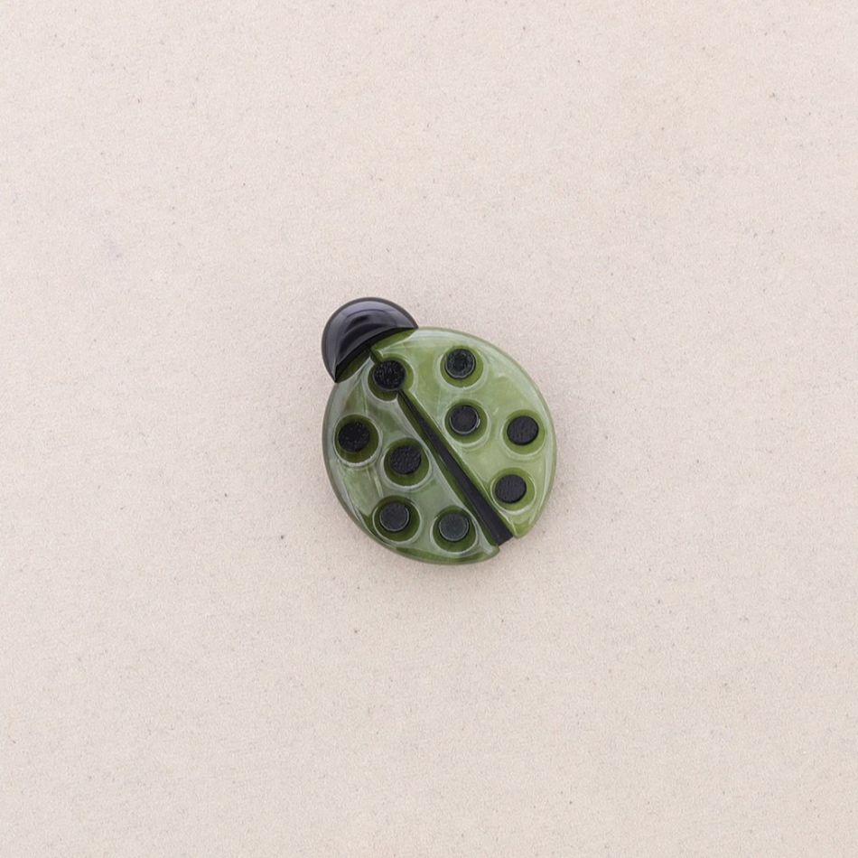 RESIN LADYBIRD BROOCH