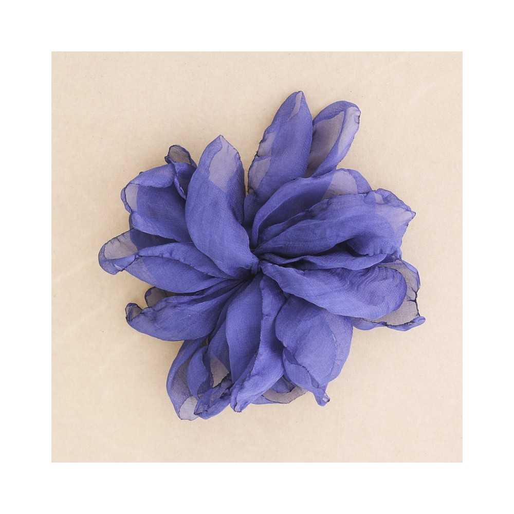 FABRIC FLOWER BROOCH 14 CM