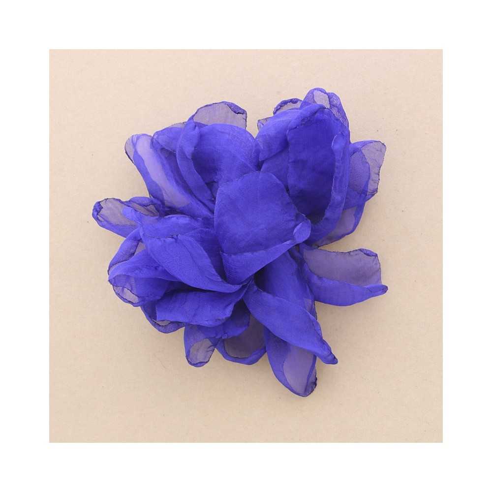 FABRIC FLOWER BROOCH 14 CM