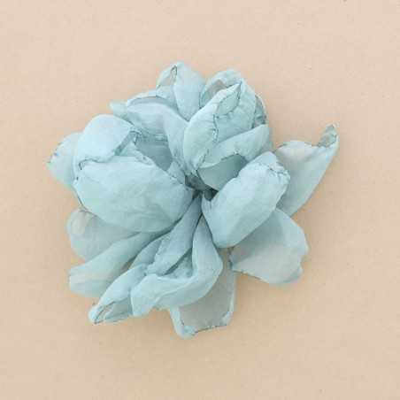 FABRIC FLOWER BROOCH 14 CM