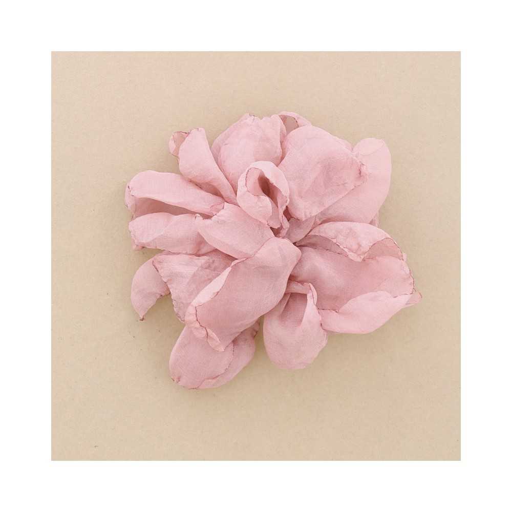 FABRIC FLOWER BROOCH 14 CM