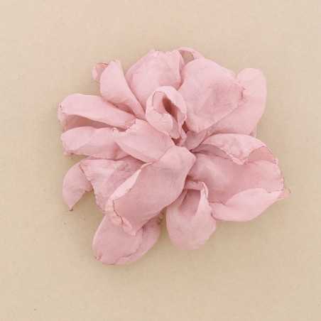 FABRIC FLOWER BROOCH 14 CM