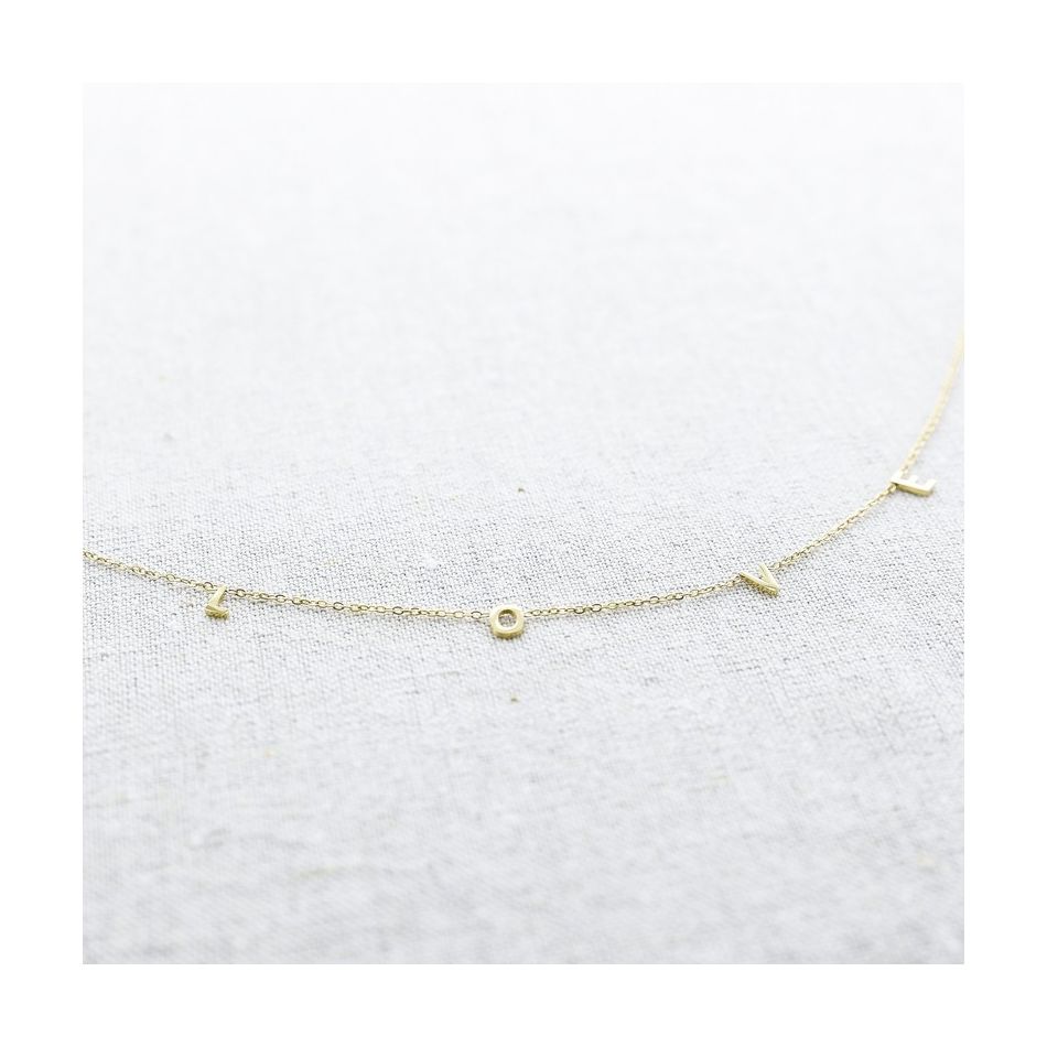 LOVE STEEL SHORT NECKLACE