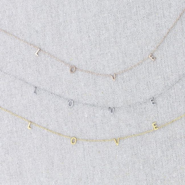 LOVE STEEL SHORT NECKLACE
