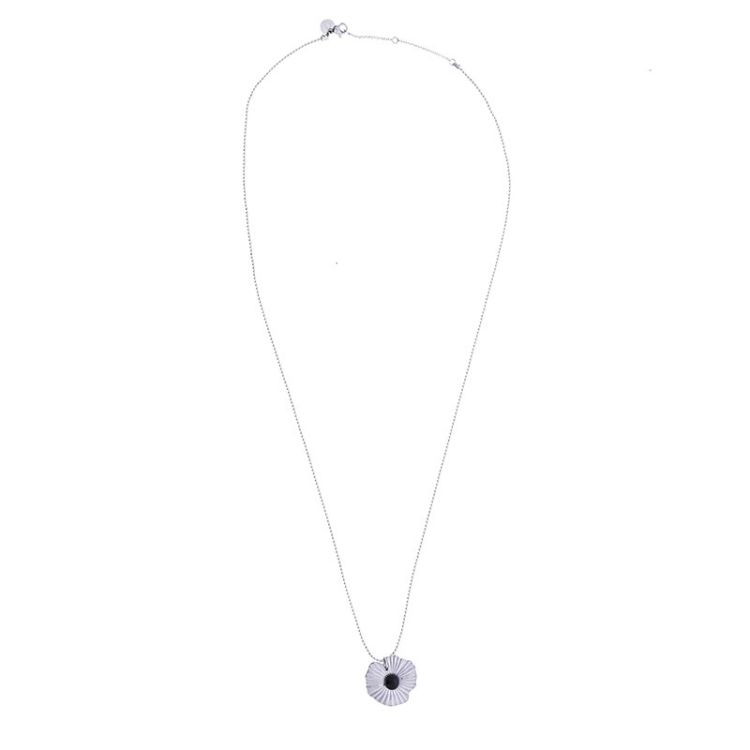 STONE STEEL PENDANT SHORT NECKLACE 2
