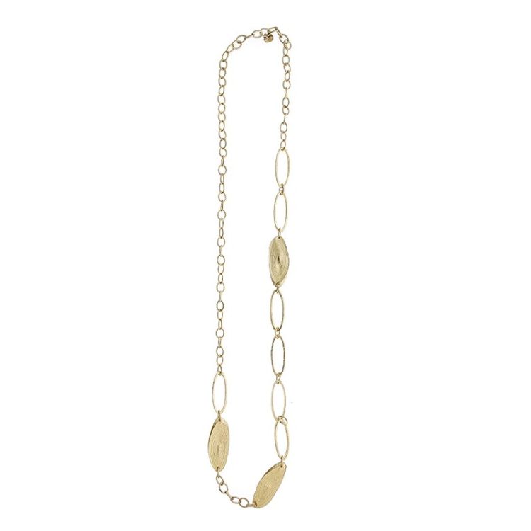 LONG NECKLACE WITH METAL BEADS LINKS 2
