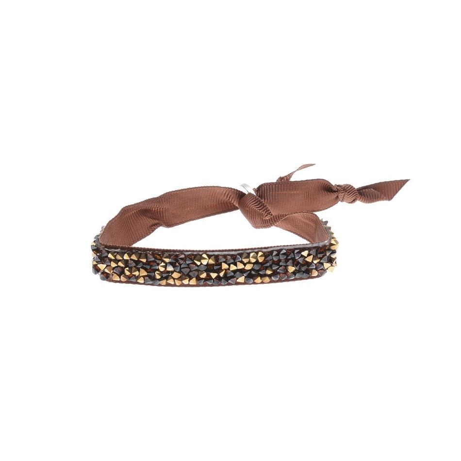 BOW BRACELET WITH FACETED BEADS