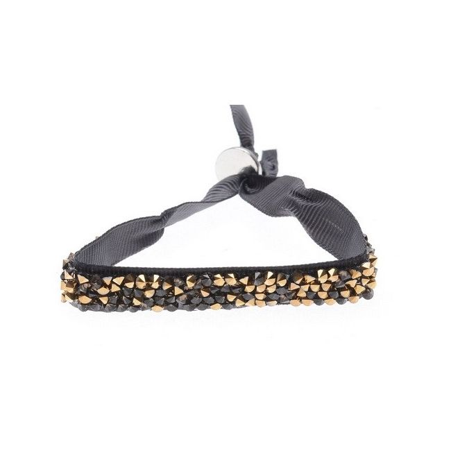 BOW BRACELET WITH FACETED BEADS