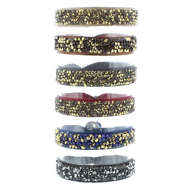 BOW BRACELET WITH FACETED BEADS
