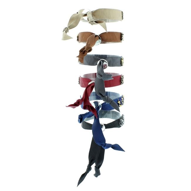 PULSERA LAZO CUENTAS FACETADAS