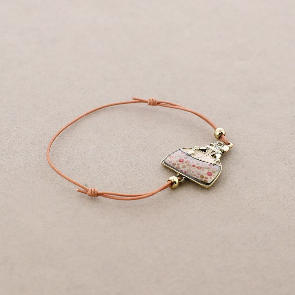 ENAMEL METAL ELASTIC BRACELET