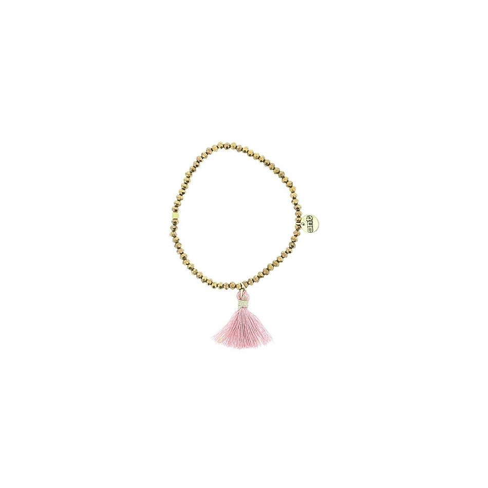 FRINGED FACETED BEADS BRACELET