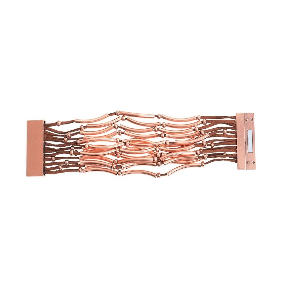 TUBES BRACELET WITH MAGNET CLOSURE