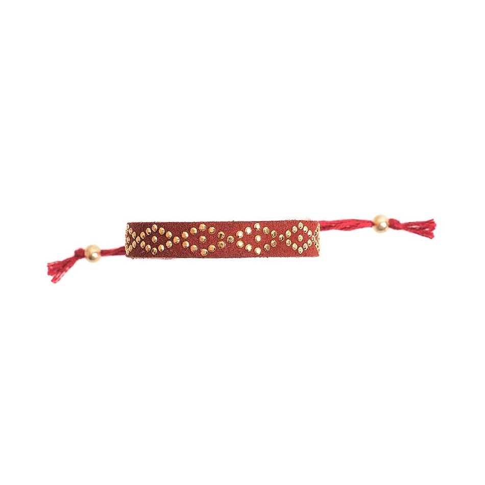 PULSERA MACRAMÉ CRISTALES