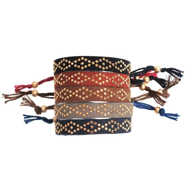 CRYSTAL MACRAME BRACELET