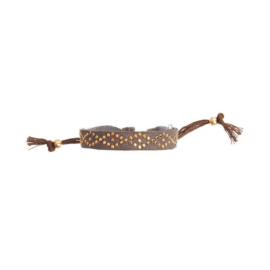 PULSERA MACRAMÉ CRISTALES