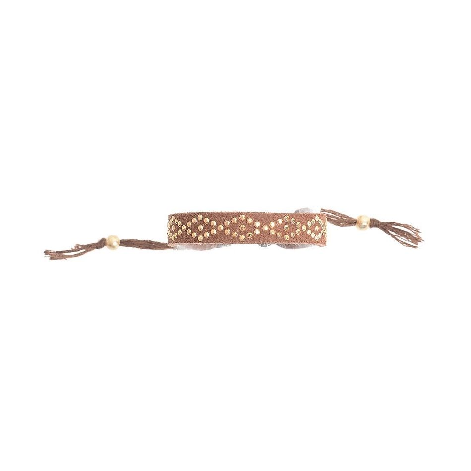 CRYSTAL MACRAME BRACELET
