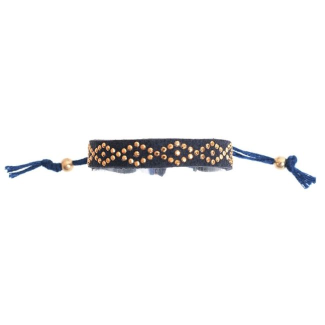 PULSERA MACRAMÉ CRISTALES
